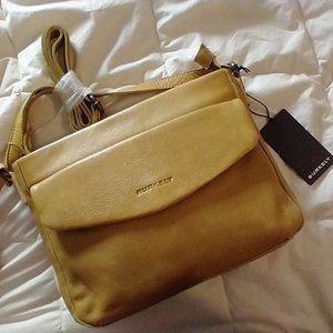 Burkely Just Jackie L Flap Pocket Crossbody Bag in Yellow